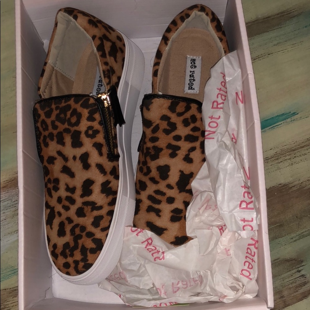 Not Rated Slip-On Leopard Print Shoes
